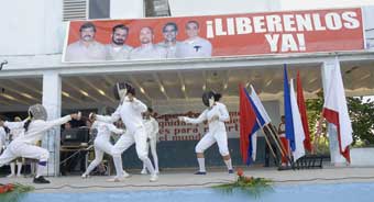 En Ciego de Ávila homenaje a Cinco héroes cubanos